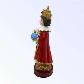 Imagem Menino Jesus De Praga Em Resina 15 Cm