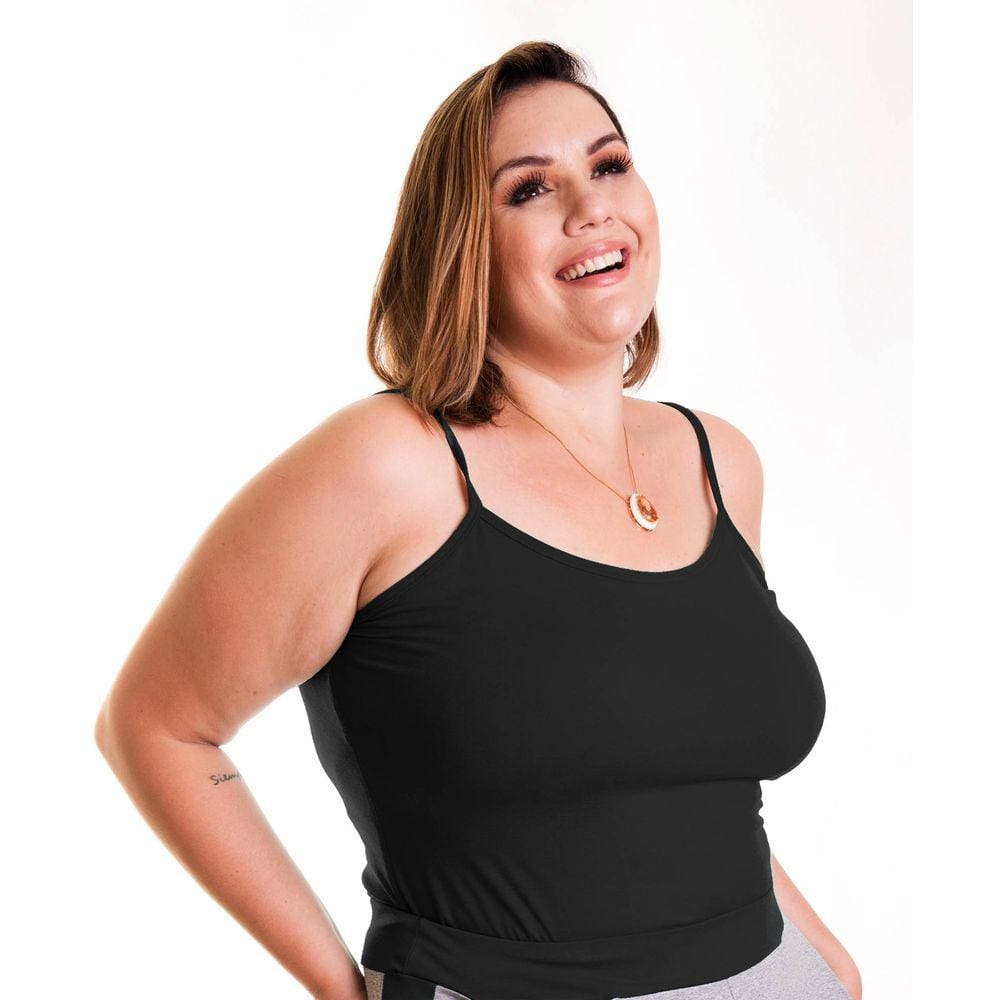 Blusa Regata De Alça Fina