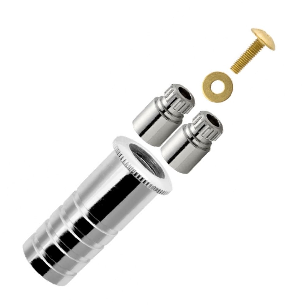 Prolongador para Registro Padrão Deca e Similares Cromado 10mm - BLUKIT (160104)