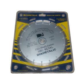 Disco Diamantado 9 pol. SEGMENTADO - DIAMETALIC (TC17)
