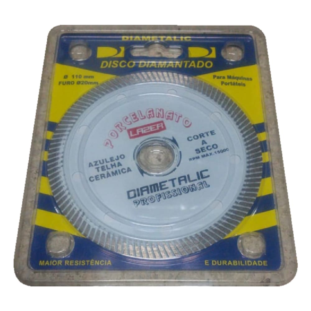 Disco Diamantado 4.1/2 pol. PORCELANA - DIAMETALIC (029704)