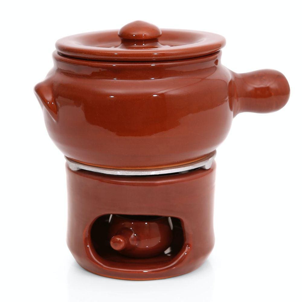 Fondue  Conjunto de barro completo