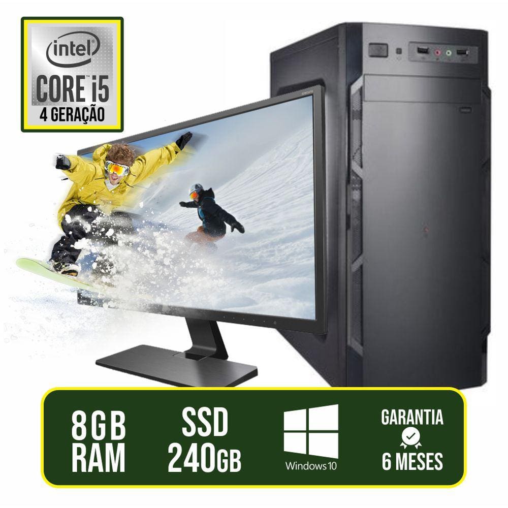 Loja Modelo Activon - Computador Gamer, I5-9400F, Geoforce RTX