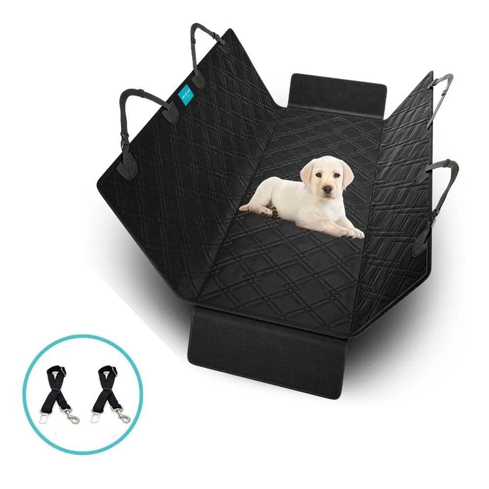 Kit Capa Pet Banco Traseiro Impermeavel Carro e 2 Cinto de Segurança