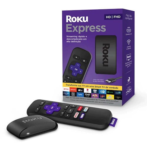 Roku Express, Streaming player Full HD e cabo HDMI - Preto é ruim? Roku Express, Streaming player Full HD e cabo HDMI - Preto é boa?