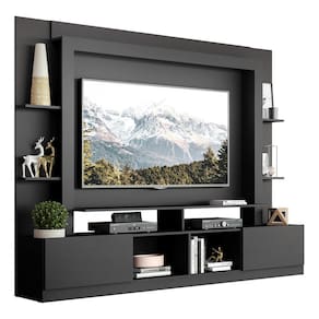 Estante com Suporte para TV até 65" Multimóveis Moscou FG2747 Preta