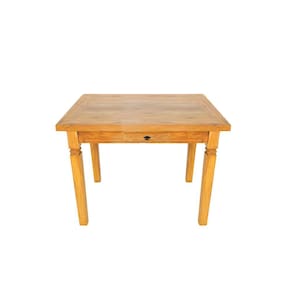 Mesa Chipre Mineira com Gaveta 100x80cm - Peroba Rosa