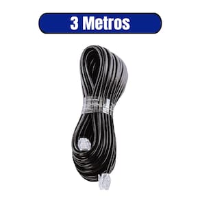 Cabo RJ11 Liso 3m - INTERNEED (000273)