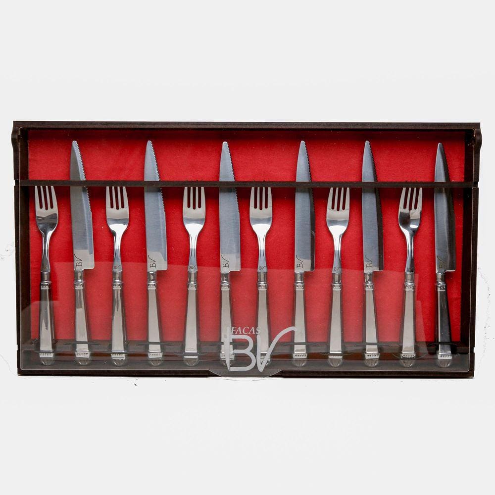 Jogo de Talheres BV 12 Peças em Aço Inox