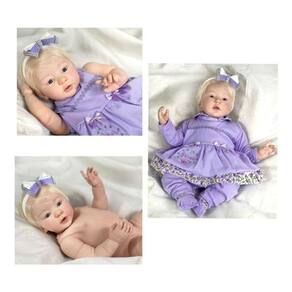Bebe Reborn Linda Toma Banho Kylin, Vinil Silicone