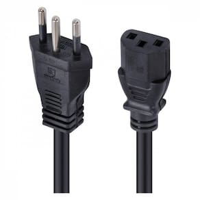 Cabo De Força Tripolar Para Fonte 3x0,75 Mm 250v - 3 Metros - Pc / 10