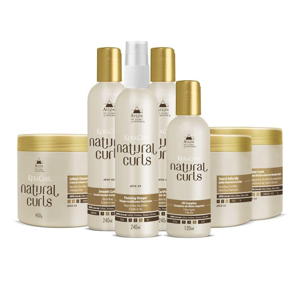 Avlon Keracare Natural Curls Kit Grande - 7 itens - G