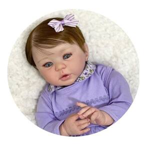Bebe Reborn Realista Perfeita Kylin Tecido Princesa