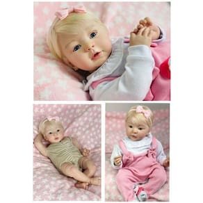 Bebe Reborn Kylin, Menina Corpo Tecido Loirinha Lançamento