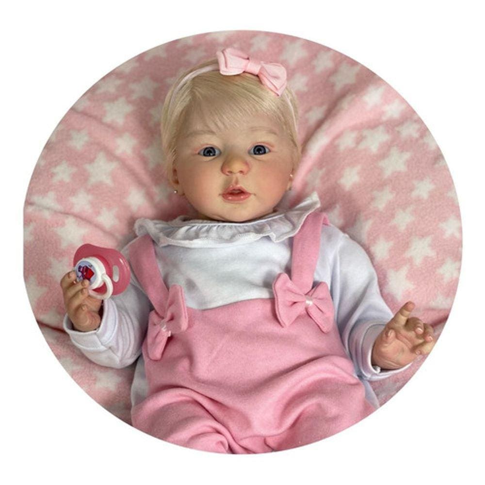 Bebe Reborn, Menina, Realista, Com Enxoval , Mamadeira...