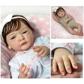 Bebe Reborn Realista , Princesa Feito A Mão Cabelo Fio A Fio