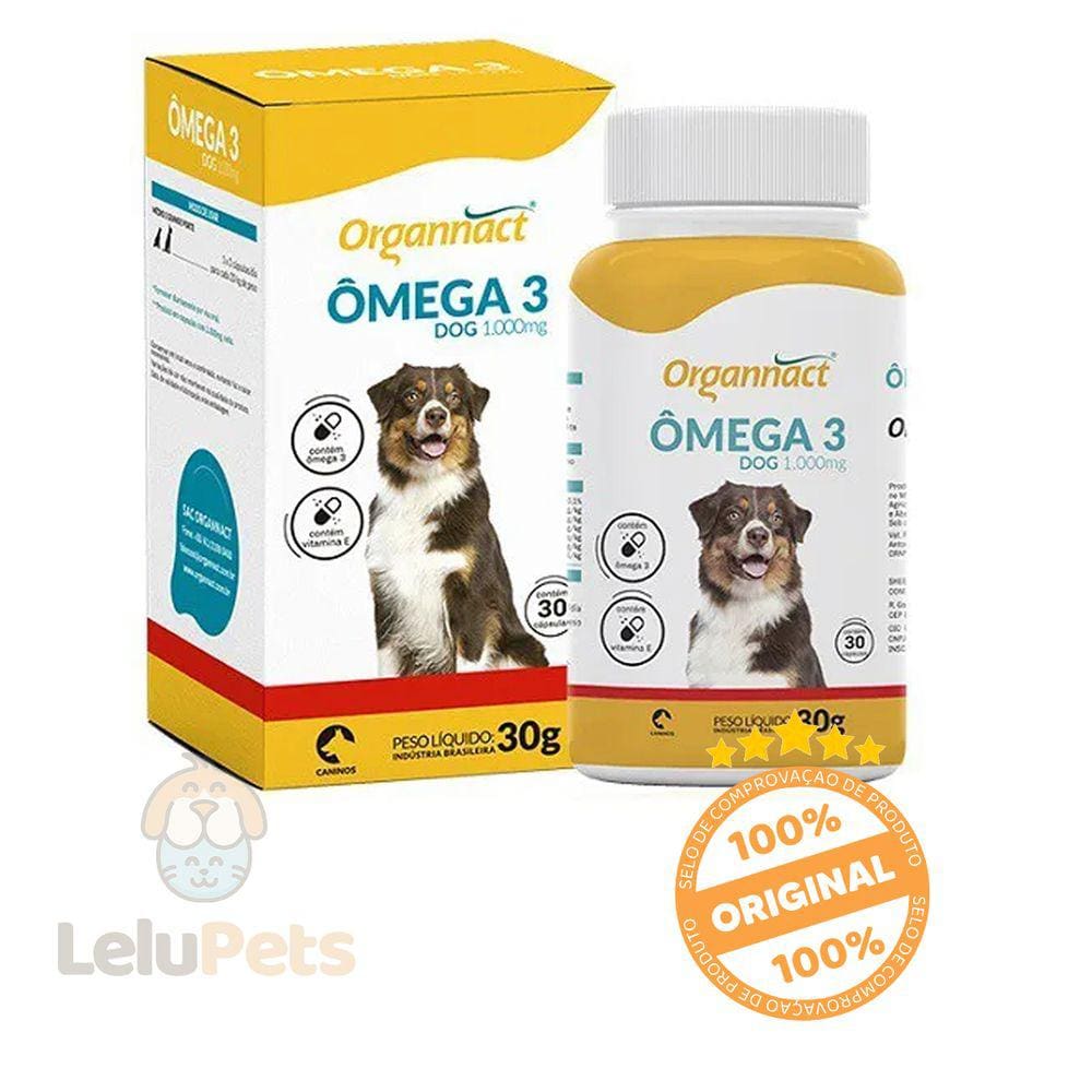 Suplemento Vitamínico para Cachorro Ômega 3 Dog 1000mg