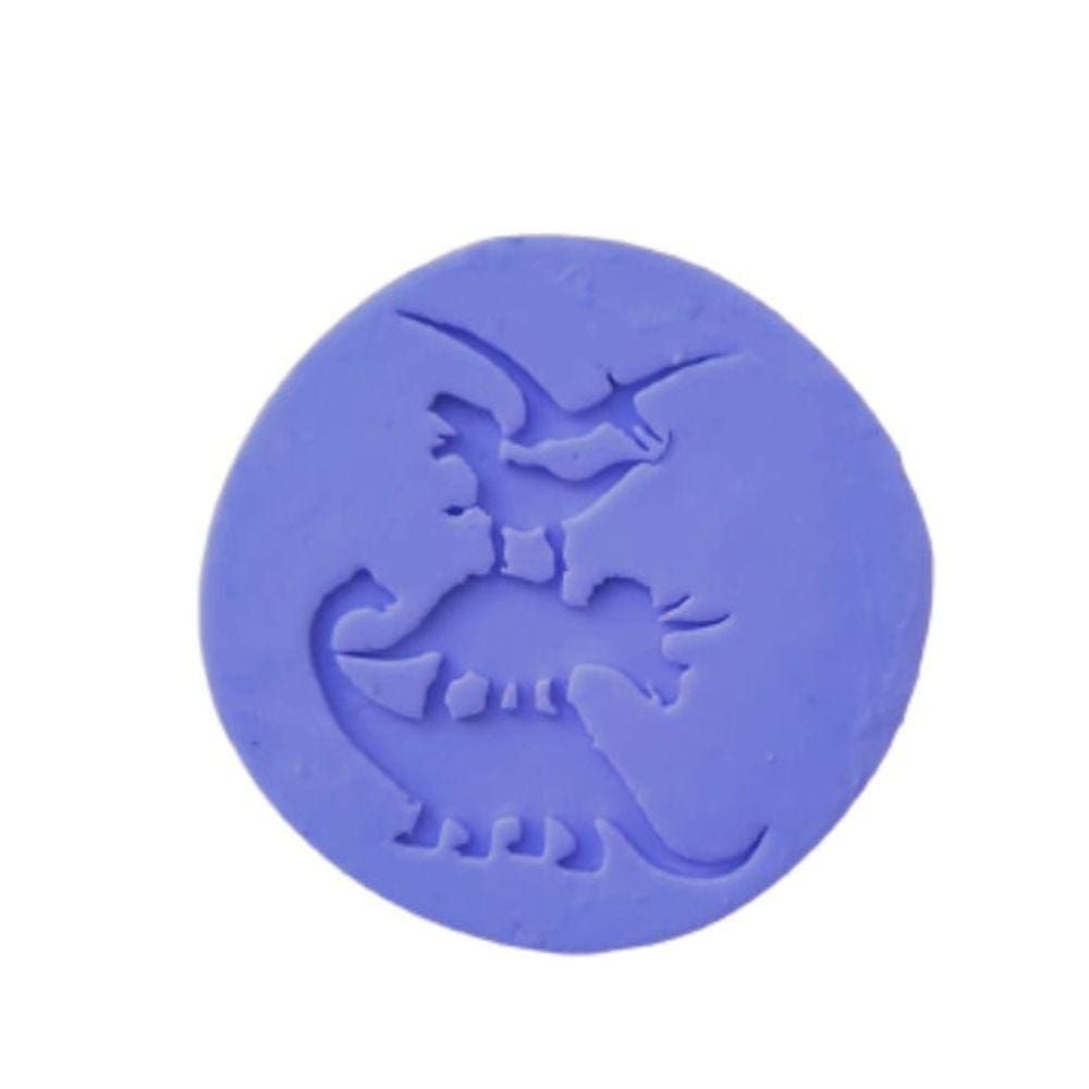 Molde De Silicone Silhueta Dinossauro