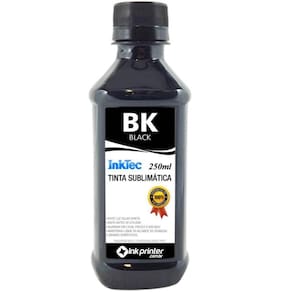 Tinta Sublimática InkTec Para Sublimação - Preto (250ml)