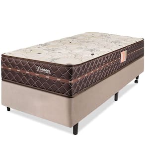 Cama Box Colchão Solteiro Ortopédico Firme Espuma D33 Antialérgico Certificado 88x188x58cm - BF Colchões