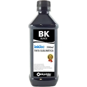 Tinta Sublimática InkTec Para Sublimação - Preto (500ml)