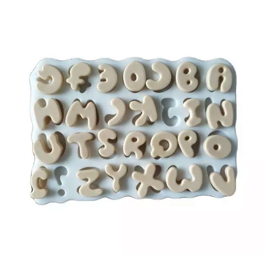 Molde De Silicone Alfabeto Letra