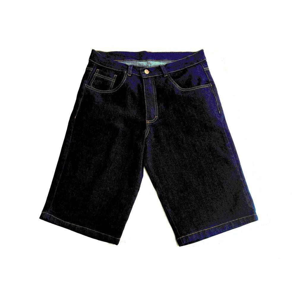 Bermuda Jeans Adulto Masculina Básica Trabalho