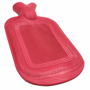 Bolsa Térmica Compressa Água Quente Gelada Borracha Bolsinha Pequena 550ml Vermelha
