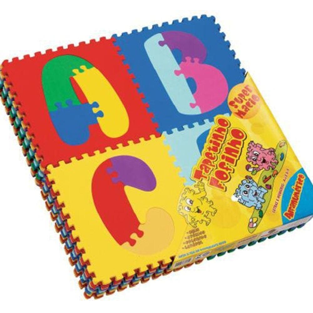 Tapete Alfanumerico Fofinho 36 Peças