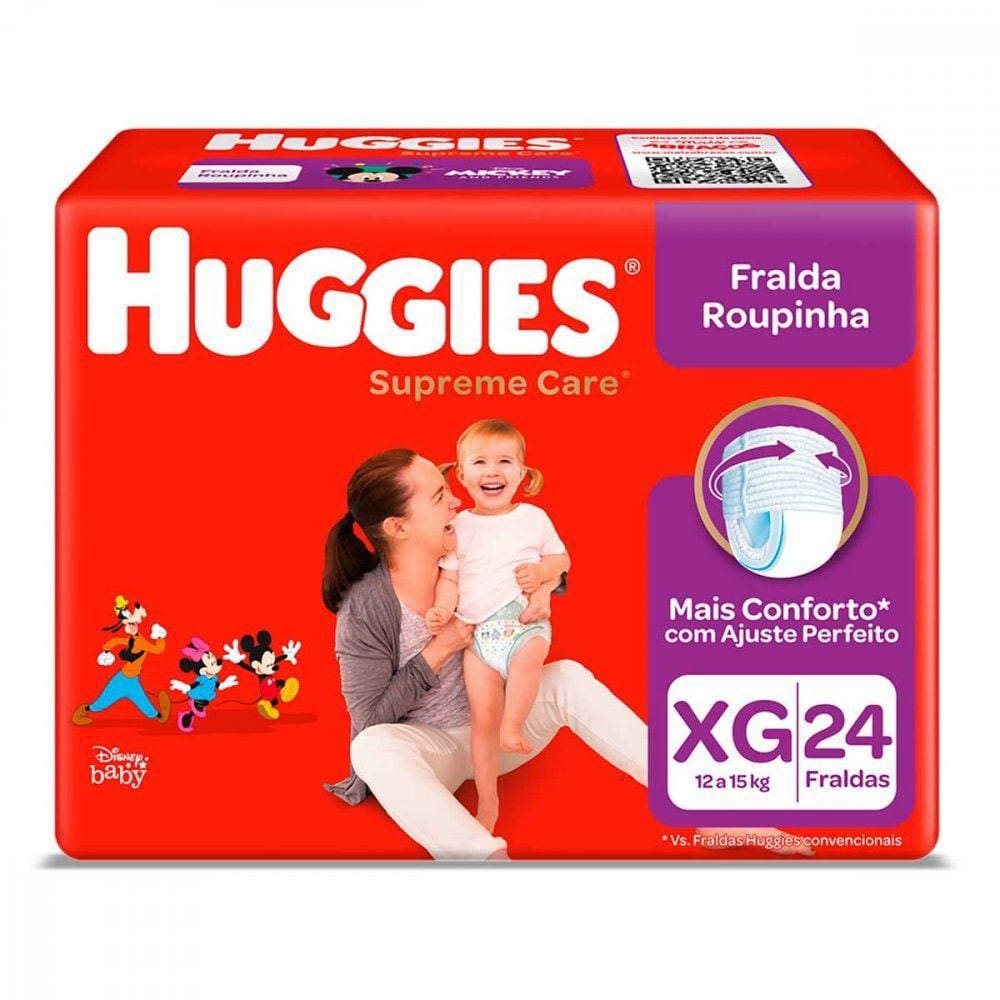 Fralda Huggies Supreme Care Roupinha Xg 24 | Casas Bahia