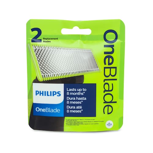 Lâmina Refil Philips Oneblade Barbeador QP220/51 2 Unidades