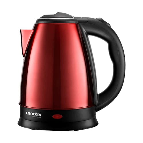 Chaleira Elétrica Thermo 2,2 Litros Inox Vermelha Lenoxx PCE213- 127V Menor preço em Chaleira Elétrica Thermo 2,2 Litros Inox Vermelha Lenoxx PCE213- 127V