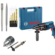 Martelete Perfurador Rompedor 820W Bosch GBH 2-24 D + Kit Acessórios