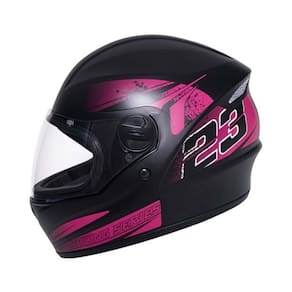 Capacete Taurus Joy23 RS Zephyr Preto Fosco/Rosa Tamanho 60