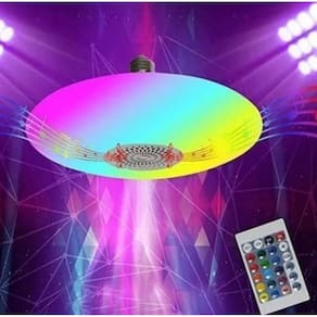 Lâmpada Rgb Sonhador Colorido Musical Lotus Lt-Ct023