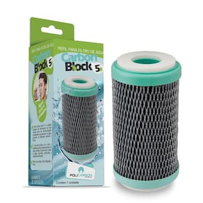 Refil Policarbon Carbon Block 5"para Filtro de Água