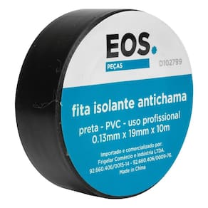 Kit Fita Isolante EOS para Instalação Elétrica 10m x 0,18m EOS - 100 Unidades -