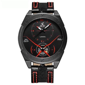 Relógio Masculino Weide Analógico UV-1703 - Preto e Vermelho