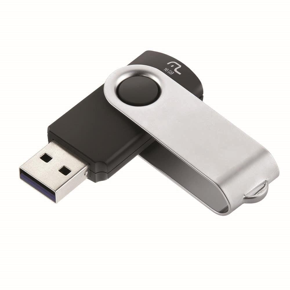 Pendrive Usb 3.0 Twist Preto 16gb - Pd988