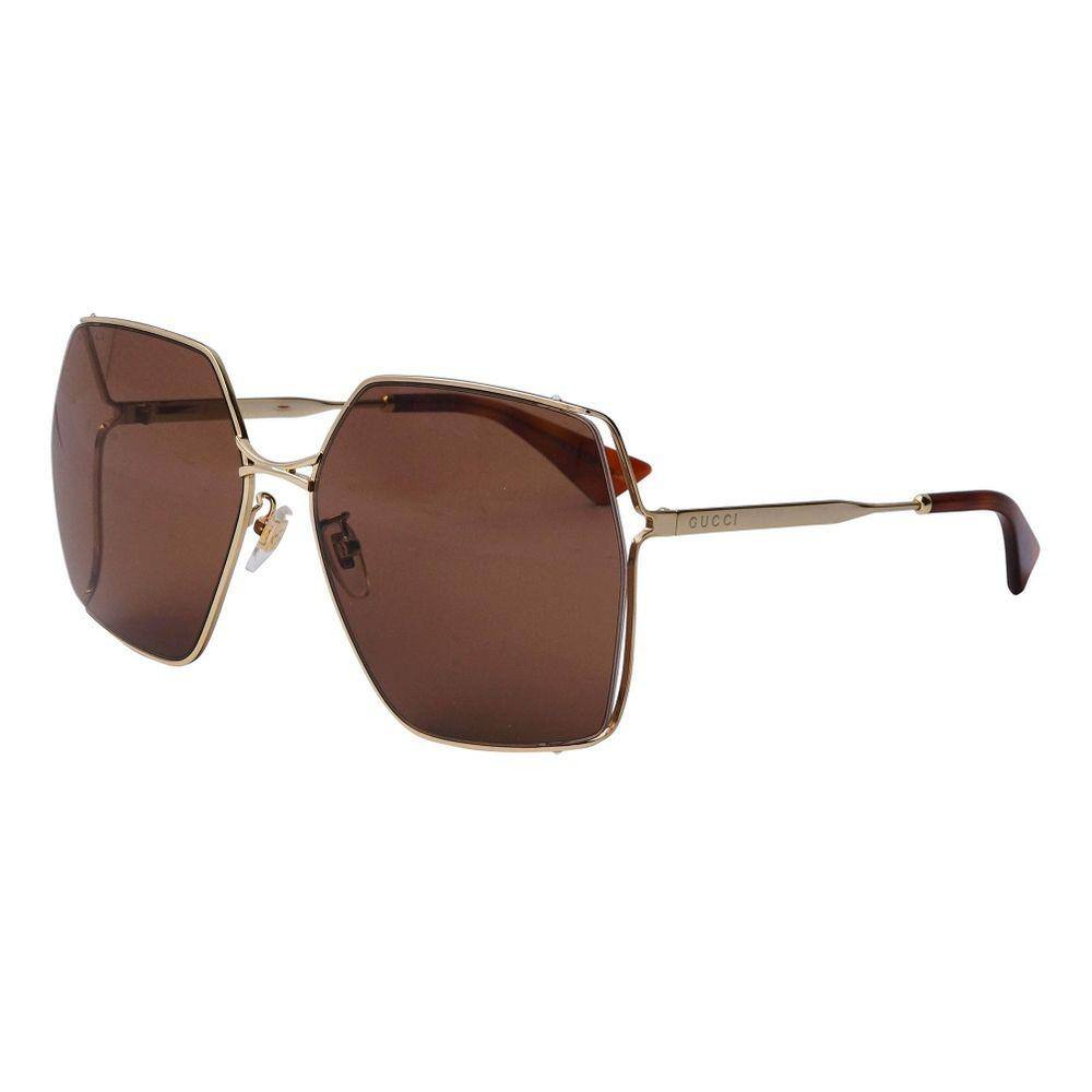 Oculos Solar Gucci - Gg0817s-002 Agr L 65