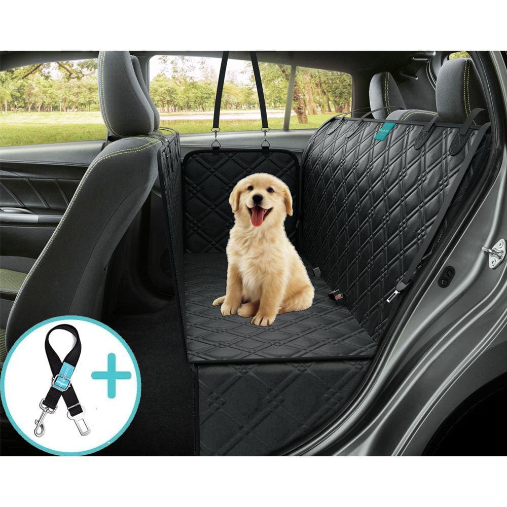Kit Capa Pet Protetora De Banco Traseiro com Ziper + 3 Cinto de Segurança
