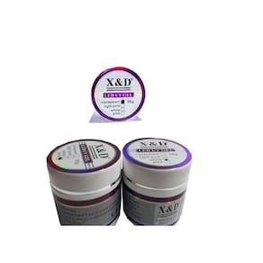 Kit 3 Gel De Unha Led Uv Xed 56g Pink white Transparente