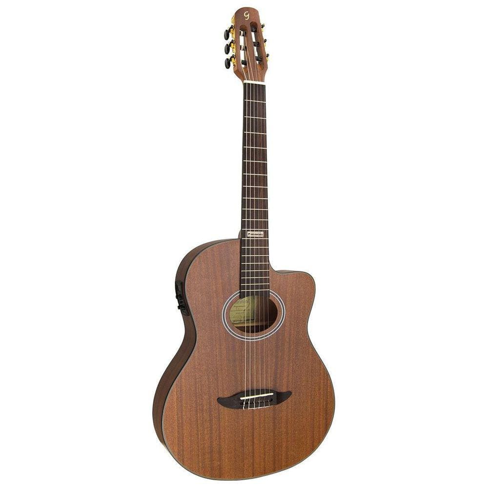 Violão Flat Cutaway Nylon Gnf3 Ceq Ws Walnut Satin 3 Bandas