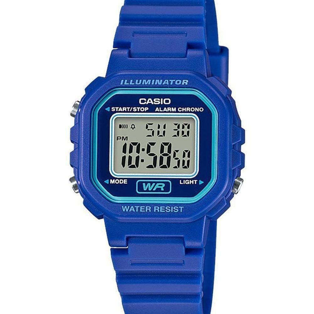 Relógio Casio Infantil Digital Iluminator Azul LA-20WH-2ADF