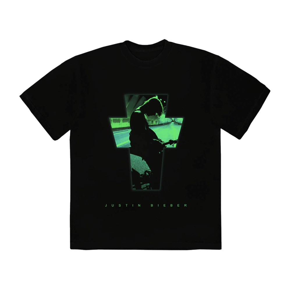 Camiseta Justin Bieber Justice Cross Photo