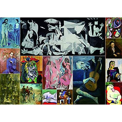 Picasso Quebra Cabeças 1000 Peças Para Adultos Grande Quebra Cabeça De Pinturas Inclui Guernica 6316