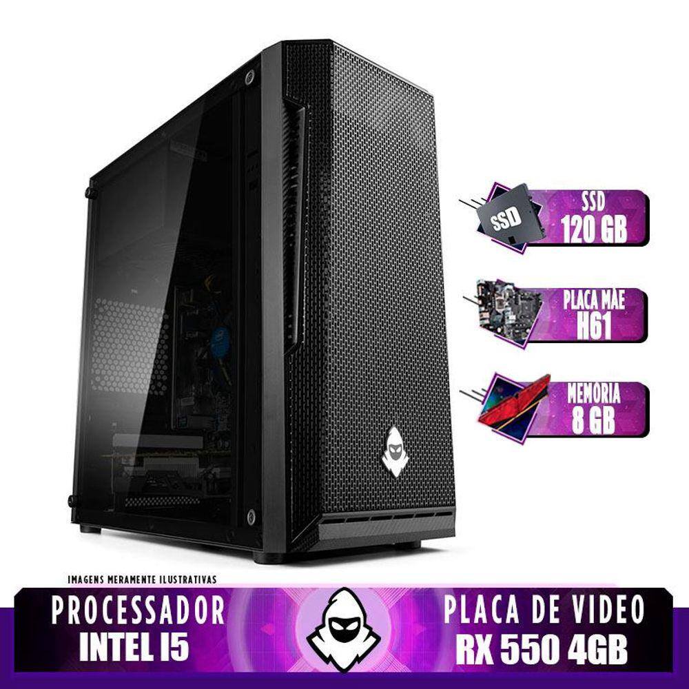 Computador Pichau Gamer Amd Ryzen 5 3400g 16gb Ddr4 Ssd 256gb 400w Lark 