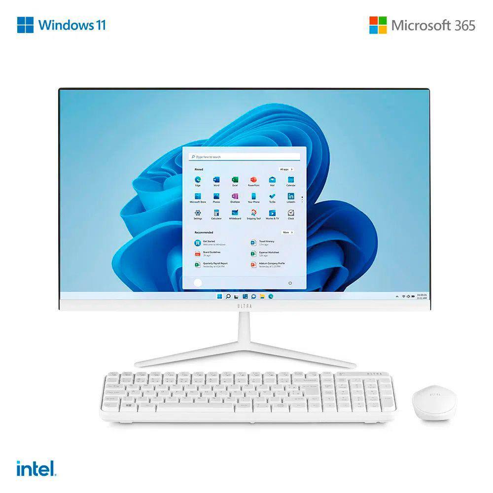 Computador All In One Ultra Intel Celeron N4020 4GB Ram 120GB SSD 23,8" Fhd W11 - Ub830