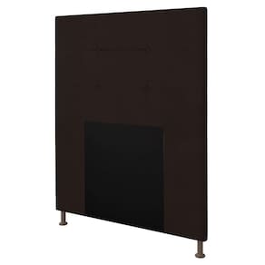 Cabeceira Cama Box Solteiro 90Cm D10 Safira Corano Marrom - Mpozenato