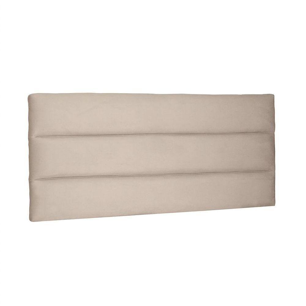 Cabeceira Painel La Italiana King 195cm Suede Bege
